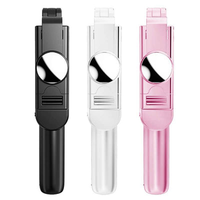 Wireless Fill Light Selfie Stick Foldable Mini Tripod